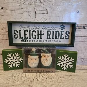 Johanna Parker Vintage Santa Salt and Pepper Shaker Set